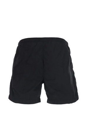 C.P. Company logo-patch swim shorts - Black