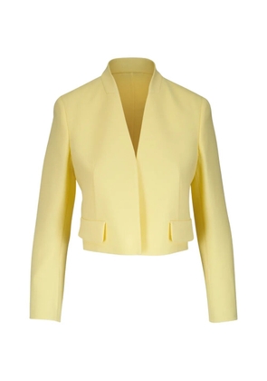 Akris V-neck cropped jacket - Yellow