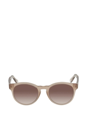 Ferragamo full rim round sunglasses - Neutrals