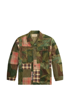 Ralph Lauren RRL patchwork cotton overshirt - Green