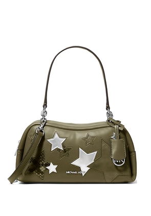Michael Kors small Cecily star-appliqué shoulder bag - Green