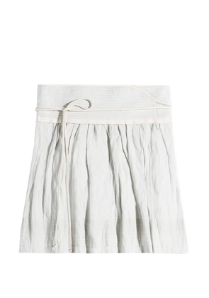 LEMAIRE crinkled wrap skirt - Neutrals