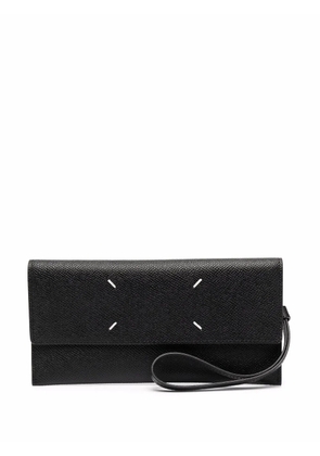 Maison Margiela four-stitch leather pouch - Black
