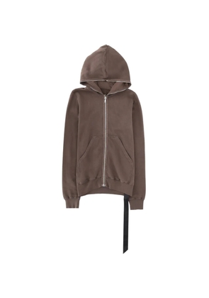 Rick Owens DRKSHDW zipped hoodie - Brown