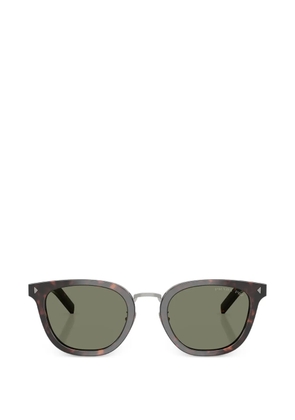 Prada Iconic-plaque sunglasses - Brown