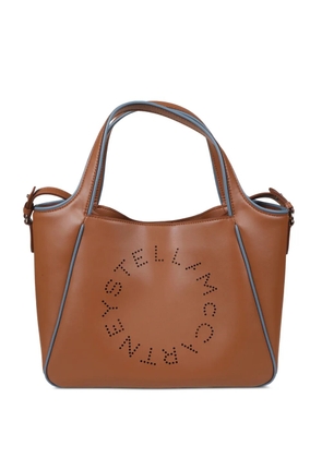 Stella McCartney Perforated shoulder bag - Brown