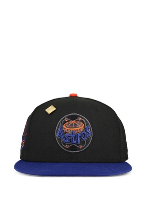 NEW ERA CAP 59Fifty Houston Astros 25th Silver Anniversary patch fitted cap - Black