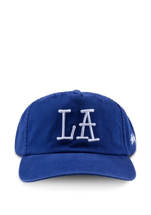 Stüssy LA chapter embroidered cap - Blue