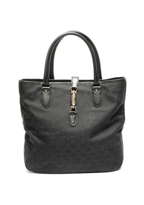 Gucci Pre-Owned 2010s Jackie canvas tote bag - Black