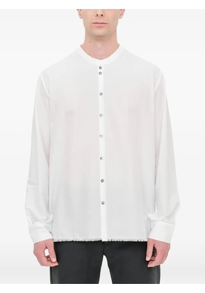 Label Under Construction mandarin-collar shirt - White