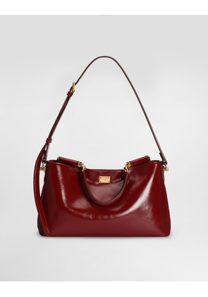 Dolce & Gabbana Vittoria Calfskin Handbag - Woman Shoulder And Crossbody Bags Red Onesize