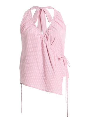 ELCE Lola Cotton-Blend Halter Top - Moda Operandi