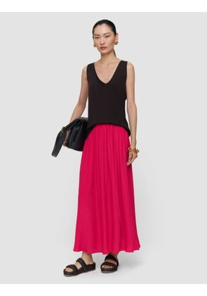 Elba Silk Blend Crepe Skirt - Regular / 32