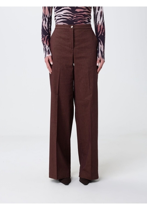 Pants PINKO Woman color Brown