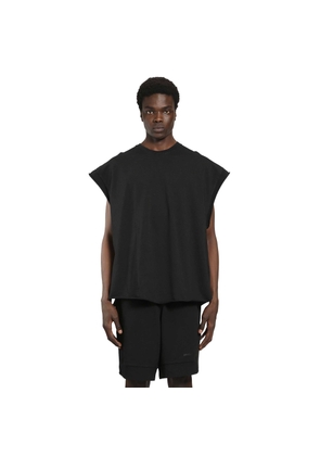 Sleeveless Cotton Jersey T-Shirt