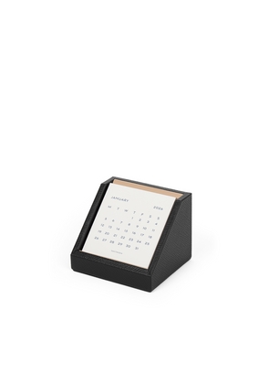 Smythson 2026 Desktop Calendar In Panama In Black