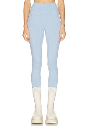 Varley Always Warm Base Layer 25 Legging in Glacier Marl - Baby Blue. Size M (also in ).