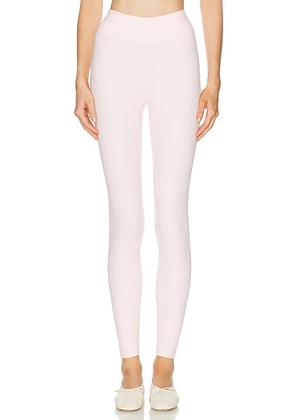 437 Essential Legging in Powder Pink - Pink. Size L (also in M, XL).