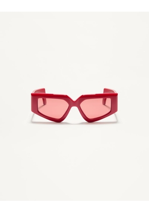 Valentino Geometric Acetate Eyewear Woman RED 53