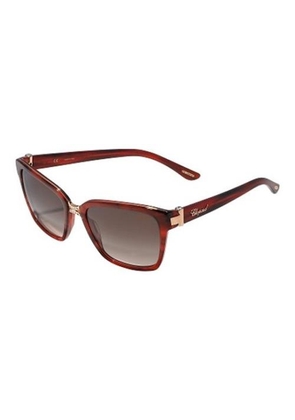 Chopard Brown Gradient Square Ladies Sunglasses SCH128S 0WTF 55