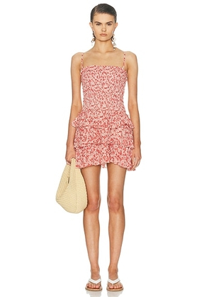 Isabel Marant Etoile Elodie Dress in Red - Red. Size 34 (also in 36, 38, 40, 42).