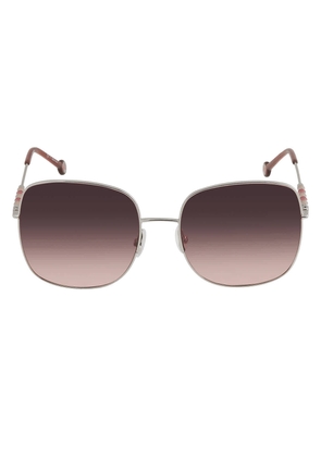 Carolina Herrera Burgundy Shaded Square Ladies Sunglasses CH 0035/S 03YG/3X 59