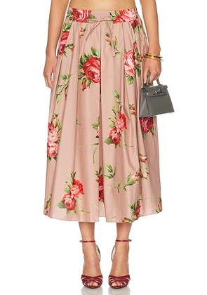 Dolce & Gabbana Midi Skirt in Rose - Rose. Size 38 (also in 40, 42).