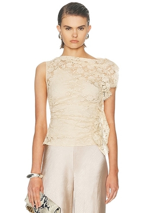 A.L.C. Astrid Top in Crema Dolce - Beige. Size 0 (also in 4, 6, 8).