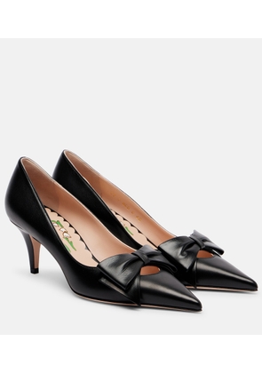 Valentino Garavani Bowow 65 leather pumps