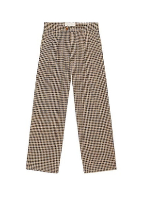 Story mfg. Fenn Trousers in Wobbly Waffle - Brown. Size L (also in S).