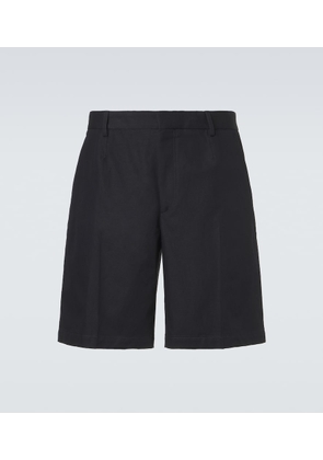Zegna Cotton and linen shorts