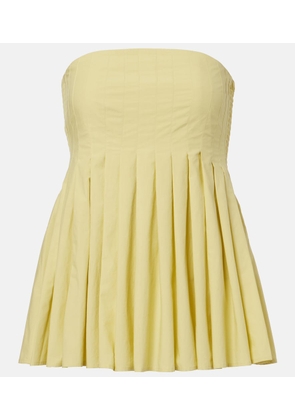 Proenza Schouler White Label Avine peplum cotton top