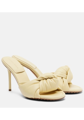 Bottega Veneta Cherry leather mules