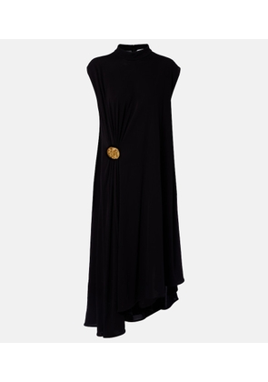 Bottega Veneta Asymmetric crepe jersey cocktail dress