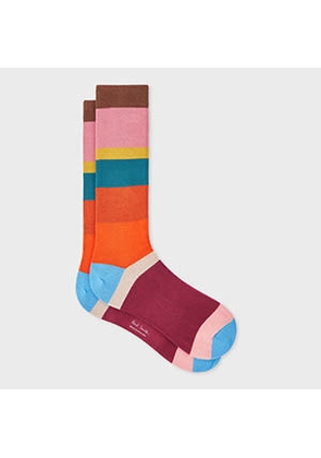 Paul Smith Bold Stripe Cotton-Blend Socks Multicolour