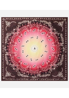 The Attico Printed silk scarf