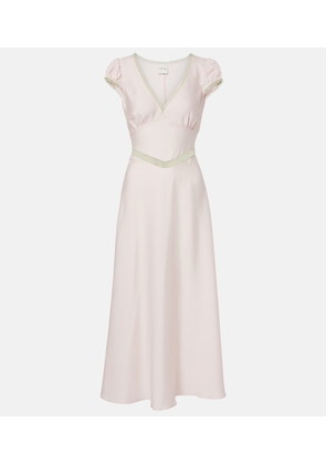 Posse Perla lace-trimmed midi dress