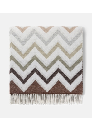 Missoni Watamu fringed wool-blend throw