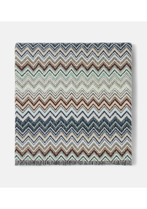 Missoni Forest cotton, wool and cashmere-blend throw
