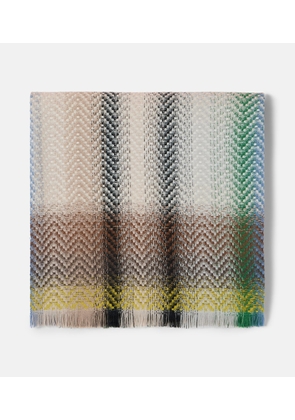 Missoni Zig Zag wool-blend throw