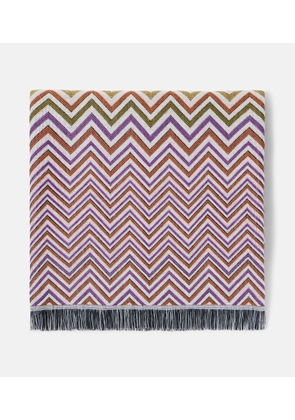 Missoni Antwan fringed wool-blend throw
