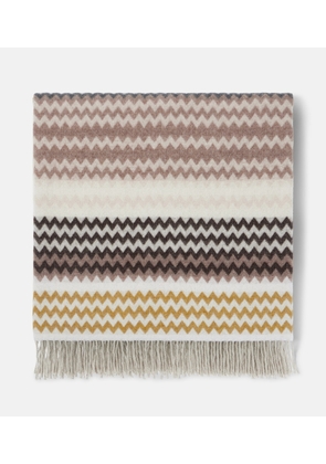 Missoni Humbert fringed wool-blend throw