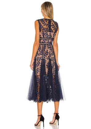 Bronx and Banco Saba Midi Dress in Navy. Size S. Also in XS.