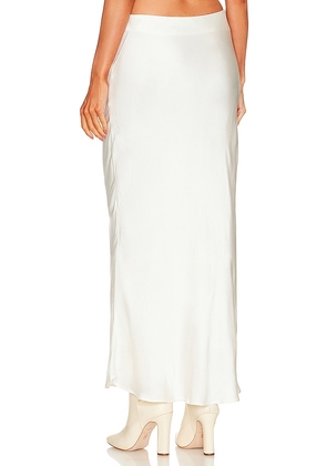Bardot Azzura Satin Skirt in Ivory. Size 8. Also in 4.
