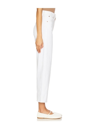 AGOLDE Ren High Rise Wide Leg Jeans in White. Size 31. Also in 32.