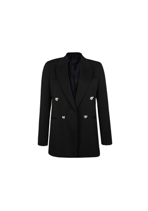 Lanvin Black Virgin Wool Blazer - 42