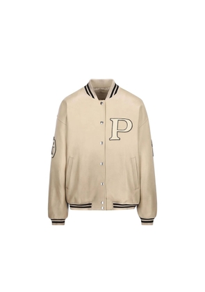 Prada Beige Calfskin Bomber - 40
