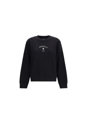 MM6 Black Cotton Sweatshirt - L