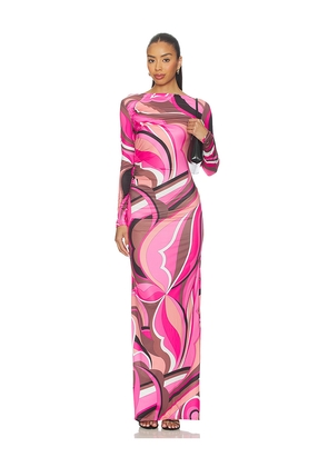 Cin Cin Empress Maxi Dress in Pink. Size M. Also in L, S, XS.