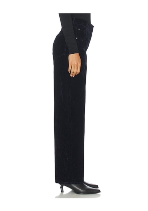 AGOLDE Low Curve in Navy. Size 24. Also in 23, 25, 26, 27, 28, 29, 33.